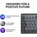 Logitech MX Mechanical Mini Wireless Illuminated Keyboard, Tactile Quiet Switches, Backlit, Bluetooth, USB-C