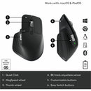 Logitech MX Master 3S - Wireless Performance Mouse with Ultra-fast Scrolling, Ergo, 8K DPI, Track on Glass, Black