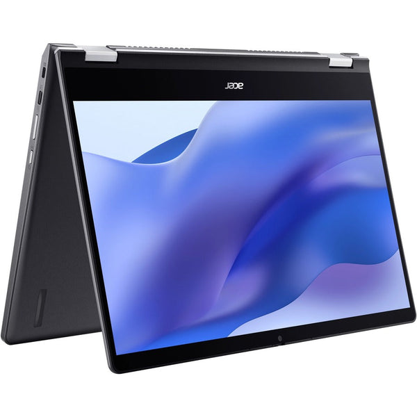 Acer Chromebook Enterprise Spin 514 CP514-3WH CP514-3WH-R8C7 14" Touchscreen Convertible 2 in 1 Chromebook - Full HD - AMD Ryzen 7 5825C - 16 GB - 256 GB SSD - English (US) Keyboard - Steel Gray