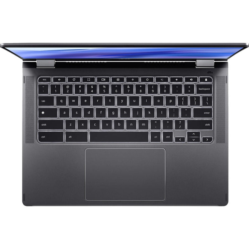Acer Chromebook Enterprise Spin 514 CP514-3WH CP514-3WH-R8C7 14" Touchscreen Convertible 2 in 1 Chromebook - Full HD - AMD Ryzen 7 5825C - 16 GB - 256 GB SSD - English (US) Keyboard - Steel Gray