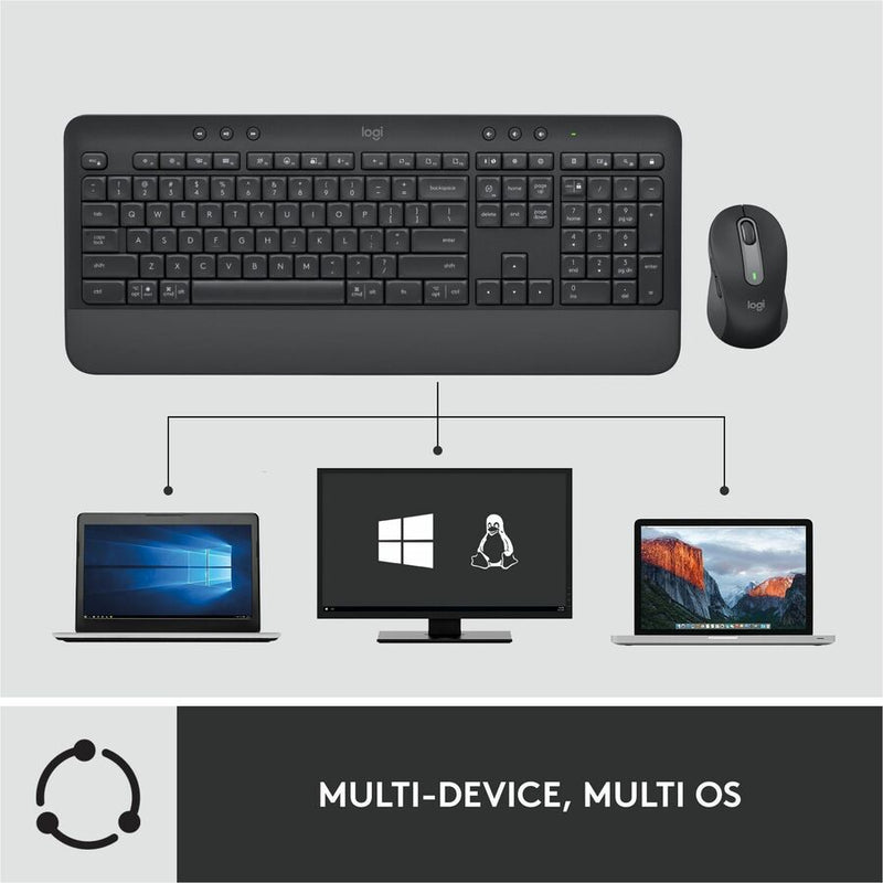 Logitech Signature MK650 Combo for Business Wireless Mouse and Keyboard Combo