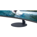 Samsung-IMSourcing C27T550FDN 27" Class Full HD Curved Screen Gaming LCD Monitor - 16:9 - Dark Blue Gray