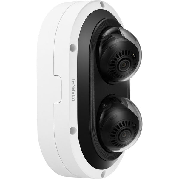 Wisenet PNM-12082RVD 6 Megapixel Outdoor Network Camera - Color - Dome - White - TAA Compliant
