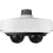 Wisenet PNM-12082RVD 6 Megapixel Outdoor Network Camera - Color - Dome - White - TAA Compliant