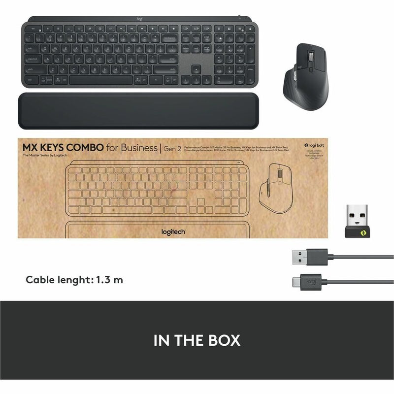 Logitech MX Keys Combo for Business Keyboard & Mouse