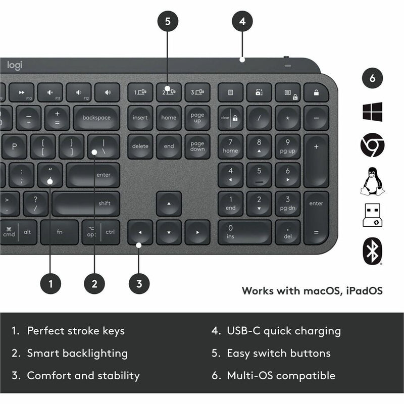 Logitech MX Keys Combo for Business Keyboard & Mouse