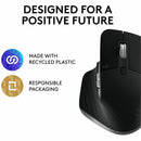 Logitech MX Master 3S for Mac - Wireless Bluetooth Mouse with Ultra-fast Scrolling, 8K DPI, Quiet Clicks, Space Gray