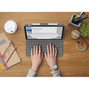 Logitech Slim Folio Carrying Case for 10.9" Apple, Logitech iPad (10th Generation) Tablet - Oxford Gray