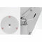 CTA Digital Hyperflex Security Kiosk Stand with Universal Security Enclosure for iPad Mini, Samsung Tab A 8, &amp; More (White)