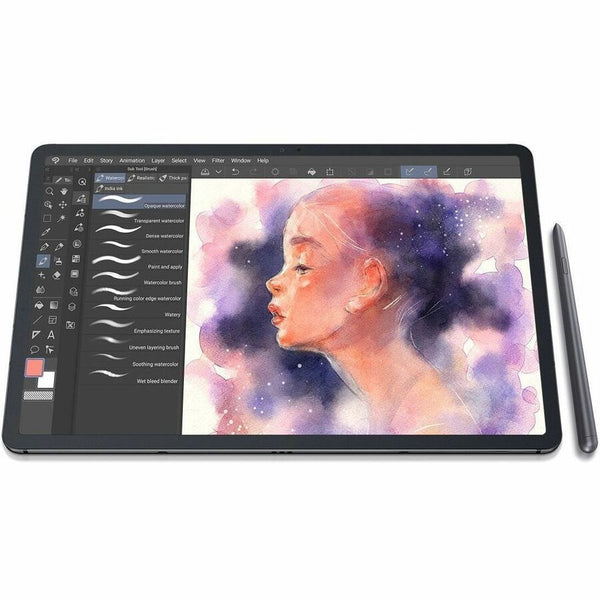 Samsung-IMSourcing Galaxy Tab S7+ SM-T970 Tablet - 12.4" WQXGA+ - Qualcomm SM8250 Snapdragon 865 5G+ (7 nm+) Octa-core - 8 GB - 512 GB Storage - Mystic Black