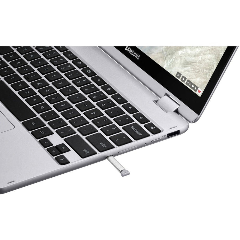 Samsung-IMSourcing Chromebook Plus V2 XE520QAB-K01 12.2" Touchscreen Convertible 2 in 1 Chromebook - WUXGA - Intel Celeron 3965Y - 4 GB - 32 GB Flash Memory - Light Titan