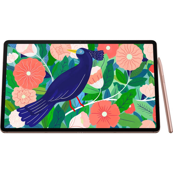 Samsung-IMSourcing Galaxy Tab S7+ SM-T970 Tablet - 12.4" WQXGA+ - Qualcomm SDM865+ Octa-core - 6 GB - 128 GB Storage - Android 10 - Mystic Bronze
