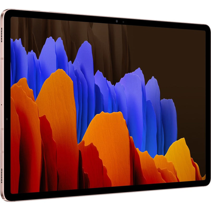 Samsung-IMSourcing Galaxy Tab S7+ SM-T970 Tablet - 12.4" WQXGA+ - Qualcomm SDM865+ Octa-core - 6 GB - 128 GB Storage - Android 10 - Mystic Bronze