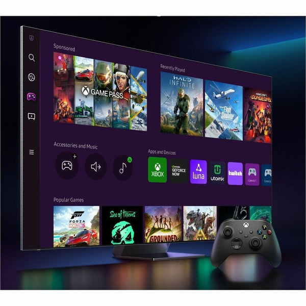 Samsung 9 QN77S90CAF 76.8" Smart OLED TV - 4K UHDTV - Titan, Black