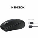 Logitech MX Anywhere 3S Compact Wireless Mouse, Fast Scrolling, 8K DPI Any-Surface Tracking, Quiet Clicks - Black