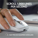 Logitech MX Anywhere 3S Compact Wireless Mouse, Fast Scrolling, 8K DPI Any-Surface Tracking, Quiet Clicks, Pale Gray