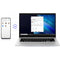 Samsung-IMSourcing Galaxy Book Go NP340XLA-KA3CA 14" Notebook - Full HD - Qualcomm Kryo 468 - 4 GB - 128 GB Flash Memory - Silver