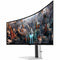 Samsung Odyssey G9 S49CG934SN 49" Class Dual Quad HD (DQHD) Curved Screen Gaming OLED Monitor - 32:9 - Silver