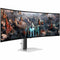 Samsung Odyssey G9 S49CG934SN 49" Class Dual Quad HD (DQHD) Curved Screen Gaming OLED Monitor - 32:9 - Silver