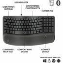 Logitech Wave Keys for Business Ergonomic Keyboard