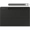 Samsung Book Cover Keyboard/Cover Case (Book Fold) Samsung Galaxy Tab S9+ Tablet, Stylus - Black