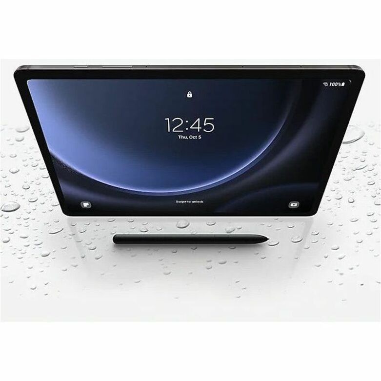 Samsung Galaxy Tab S9 FE+ Tablet - 12.4" WQXGA - Samsung Exynos 1380 (5 nm) Octa-core - 8 GB - 128 GB Storage - Gray