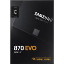 Samsung-IMSourcing 870 EVO MZ-77E1T0BW 1 TB Solid State Drive - 2.5" Internal - SATA (SATA/600) - Black
