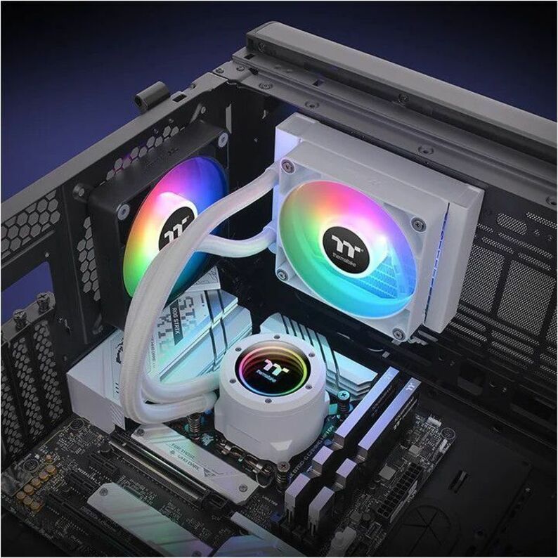 Thermaltake TH120 V2 ARGB Sync All-In-One Liquid Cooler - Snow Edition