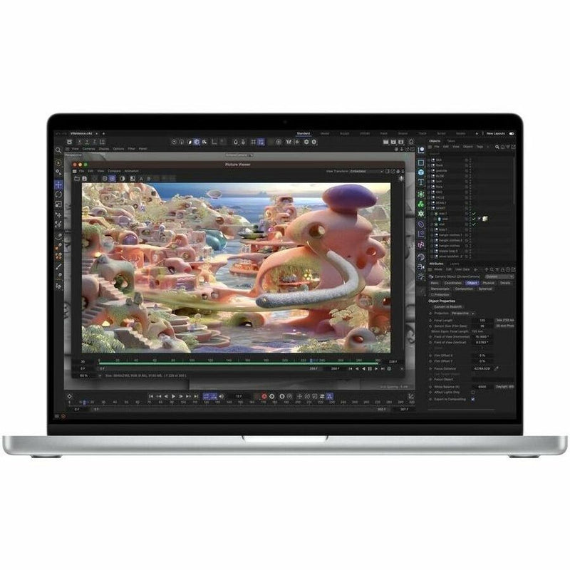 Apple MacBook Pro MR7J3LL/A 14.2" Notebook - Apple M3 - 8 GB - 512 GB SSD - English (US) Keyboard - Silver