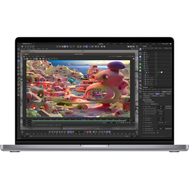 Apple MacBook Pro MTL73LL/A 14.2" Notebook - Apple M3 - 8 GB - 512 GB SSD - English (US) Keyboard - Space Gray