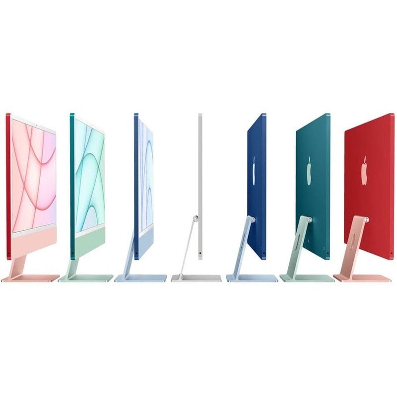 Apple iMac MQRJ3LL/A All-in-One Computer - Apple M3 - 8 GB - 256 GB SSD - 24" 4.5K - Desktop - Silver