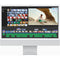 Apple iMac MQRJ3LL/A All-in-One Computer - Apple M3 - 8 GB - 256 GB SSD - 24" 4.5K - Desktop - Silver