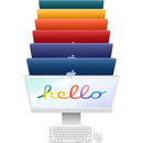 Apple iMac MQRJ3LL/A All-in-One Computer - Apple M3 - 8 GB - 256 GB SSD - 24" 4.5K - Desktop - Silver