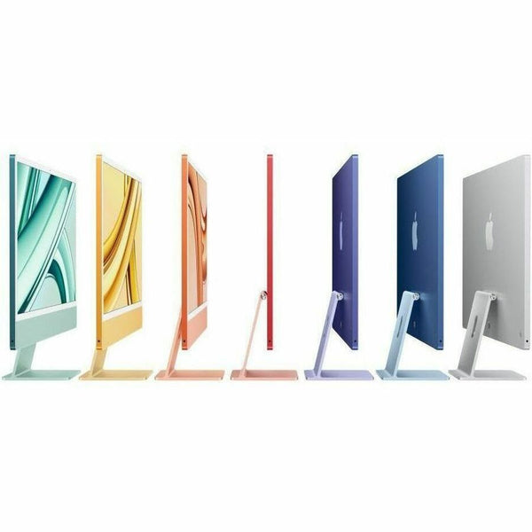 Apple iMac MQRK3LL/A All-in-One Computer - Apple M3 - 8 GB - 512 GB SSD - 24" 4.5K - Desktop - Silver