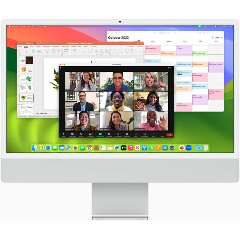 Apple iMac MQRK3LL/A All-in-One Computer - Apple M3 - 8 GB - 512 GB SSD - 24" 4.5K - Desktop - Silver