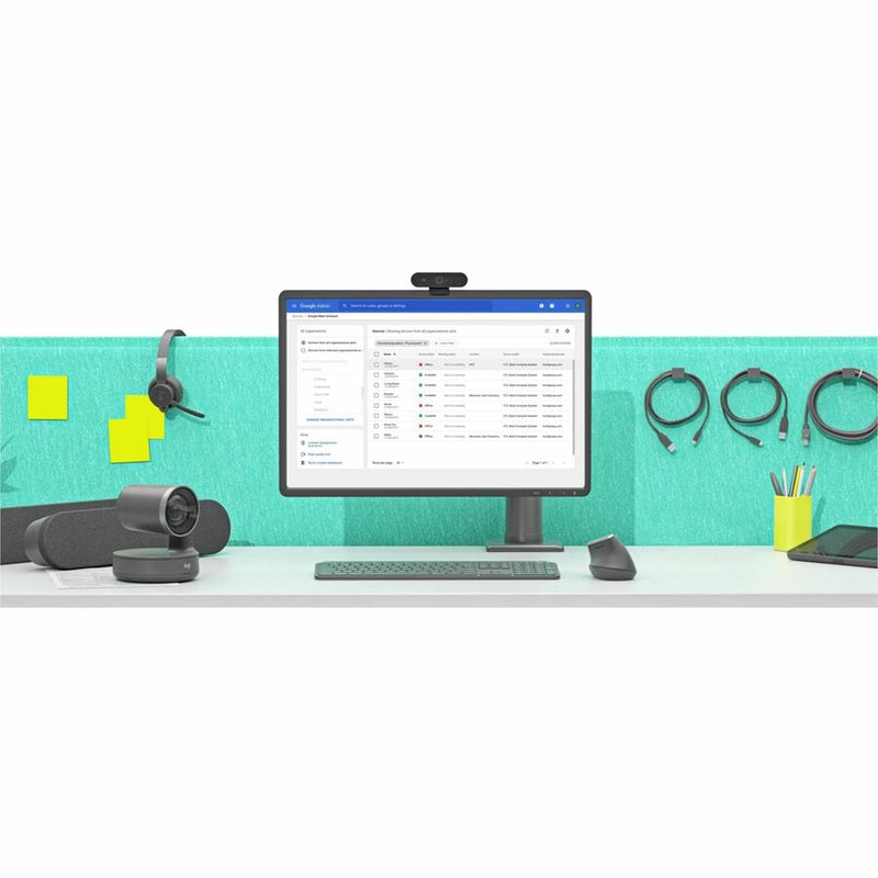 Logitech Medium Room Solution with Tap and Rally System for Google Meet