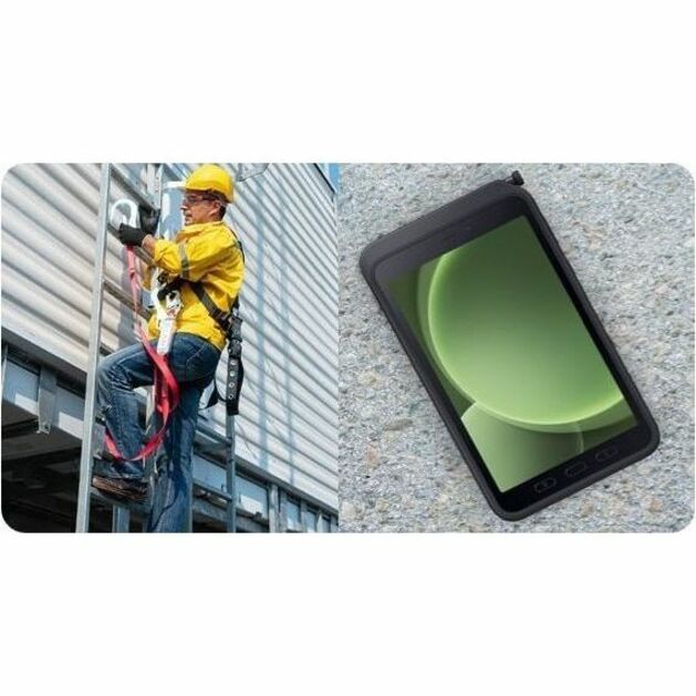Samsung Galaxy Tab Active5 Rugged Tablet - 8" WUXGA - Samsung Exynos 1380 Octa-core - 6 GB - 128 GB Storage - Android 14 - Green