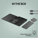 Logitech Casa Pop-Up Desk Work From Home Kit with Laptop Stand, for Laptop/MacBook (10" to 17"), Green/Graphite