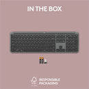 Logitech Signature Slim K950 Wireless Keyboard, Sleek Design, Quiet Typing, Bluetooth, Multi-OS, Graphite