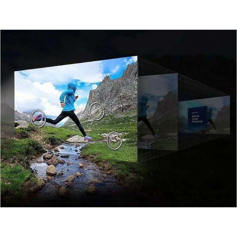 Samsung S95D QN77S95DAF 76.8" Smart OLED TV - 4K UHDTV - Titan, Black