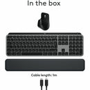 Logitech MX Keys S Combo for Mac, Wireless Keyboard and Mouse With Palm Rest, Backlit Keyboard, Fast Scroll Wireless Mouse, Bluetooth USB C for MacBook Pro, Macbook Air, iMac, iPad, Space Gray