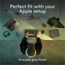 Logitech MX Keys S for Mac, Wireless Keyboard, Fluid, Precise Laptop-Like Typing, Programmable Keys, Backlit, Bluetooth USB C Rechargeable for MacBook Pro, Macbook Air, iMac, iPad (Pale Grey)