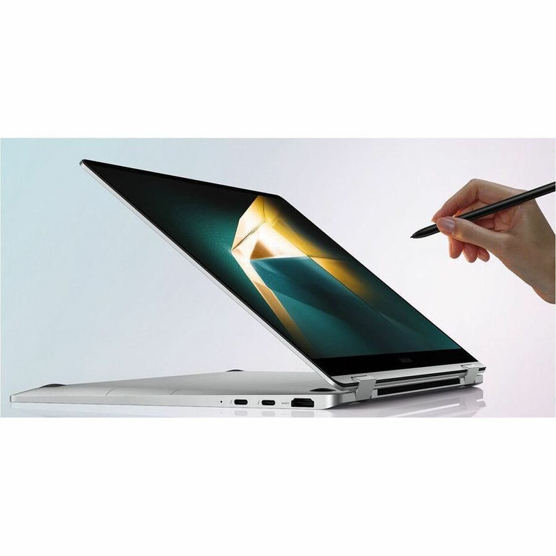 Samsung Galaxy Book4 360 NP754QGK-KS3US 15.6" Touchscreen Convertible 2 in 1 Notebook - Intel Core 5 120U - 16 GB - 256 GB SSD - Silver
