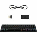 Logitech G515 LIGHTSPEED TKL Low Profile Wireless Gaming Keyboard, LIGHTSYNC RGB, Thin Tenkeyless Design, PBT Keycaps, Tactile (Brown) Mechanical Switches, Black