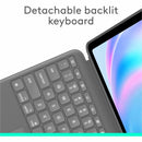 Logitech Combo Touch iPad Air 13-inch (M2)(2024) Keyboard Case - Detachable backlit keyboard with kickstand, comfortable typing, multi-use mode - Oxford Grey