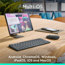 Logitech Keys-To-Go 2 Portable Bluetooth Keyboard for Tablet With Built-in Cover, Slim and Compact Wireless Keyboard for Windows, Android, Linux, iPad, iPhone, Mac, Apple TV (Graphite)