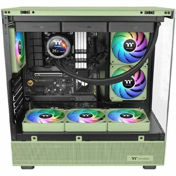 Thermaltake CT140 EX Reverse ARGB Sync PC Cooling Fan Matcha Green (3-Fan Pack) - 3 Pack