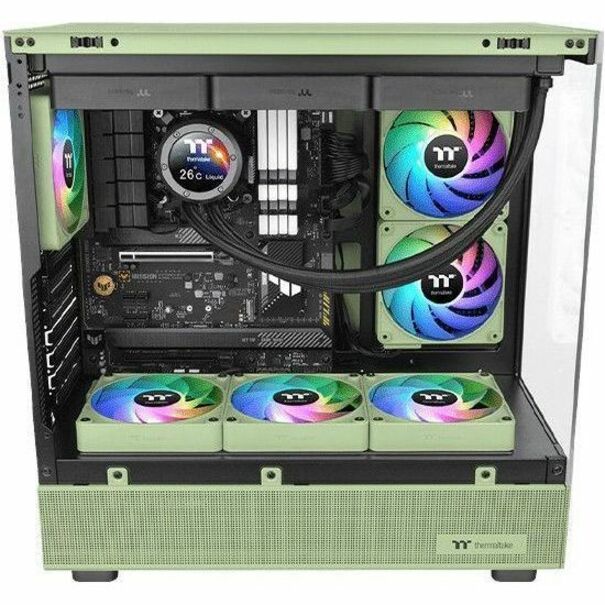 Thermaltake CT140 EX Reverse ARGB Sync PC Cooling Fan Matcha Green (3-Fan Pack) - 3 Pack