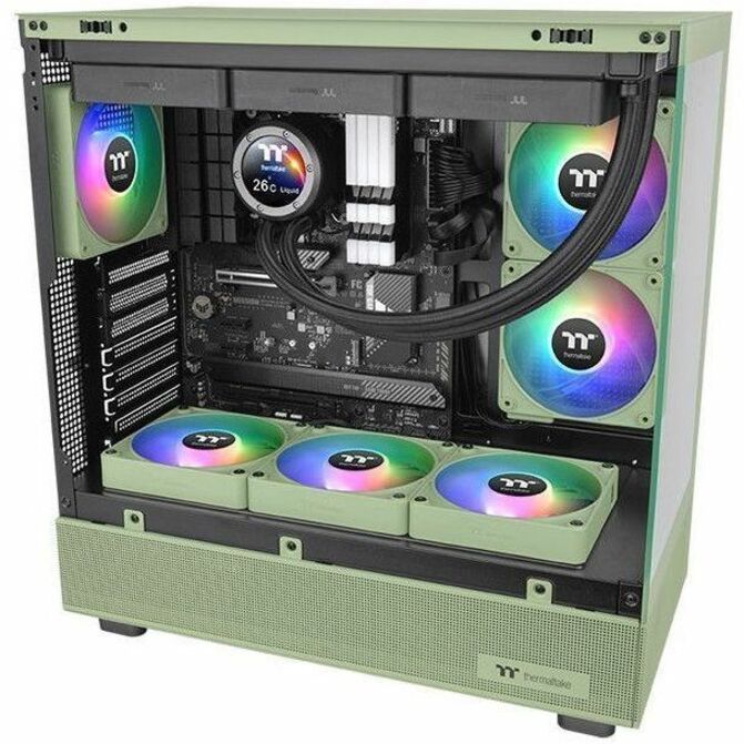 Thermaltake CT120 EX ARGB Sync PC Cooling Fan Matcha Green (3-Fan Pack) - 3 Pack