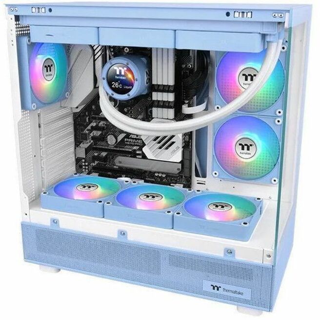Thermaltake CT120 EX Reverse ARGB Sync PC Cooling Fan Hydrangea Blue (3-Fan Pack) - 3 Pack